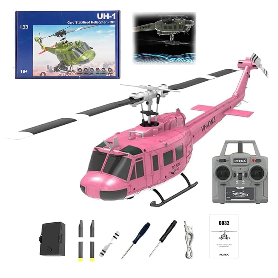RC ERA 【C032 UH-1】 6ch RTF スタントヘリコプター RC ERA C032 UH-1 Huey 6CH RC Helicopter with Smart Control